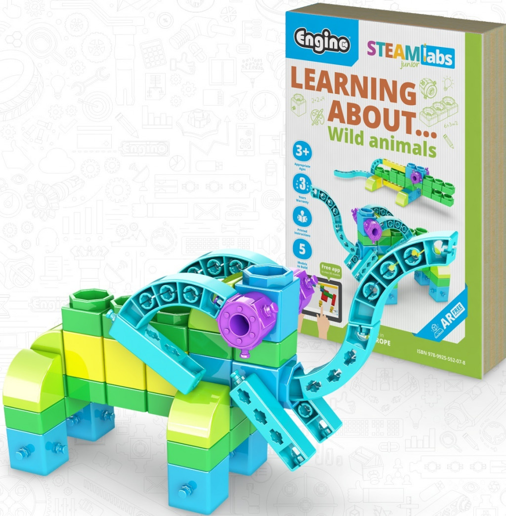 Engino Engino Učíme sa o divokých zvieratách...