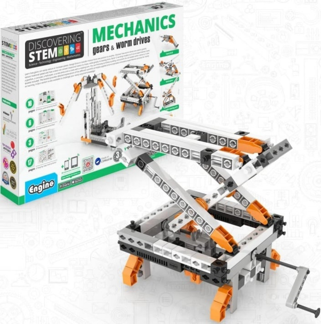 Engino Engino STEM MECHANICS: Prevody a závitovkové prevodovky