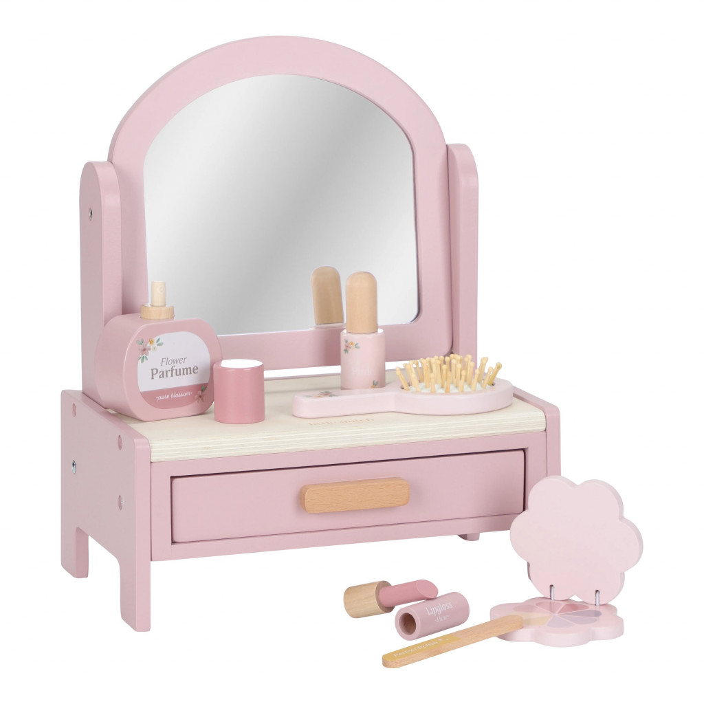 Little Dutch Toaletní stoleček dřevěný Pink