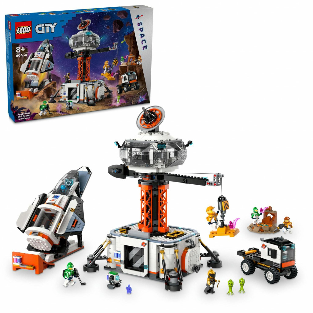 Lego® Vesmírna základňa a štartovacia plošina pre raketu