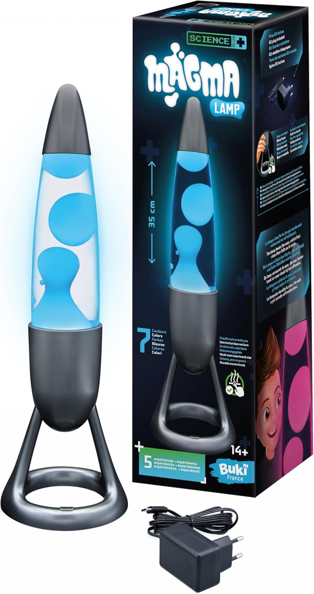 Buki France Magma lampa s automatickou zmenou farieb