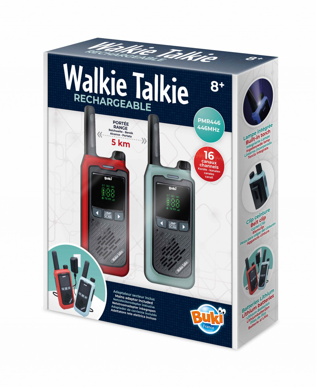 Buki France Nabíjacie vysielačky Walkie Talkie