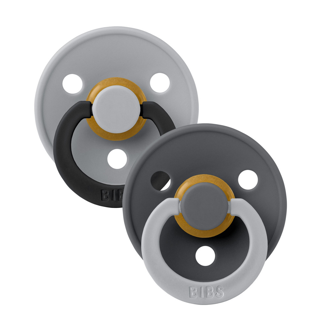 Všetky značky||BIBS STUDIO BIBS STUDIO Colour Fusion cumlíky z prírodného kaučuku 2ks – veľkosť 2 (Cloud Iron mix)