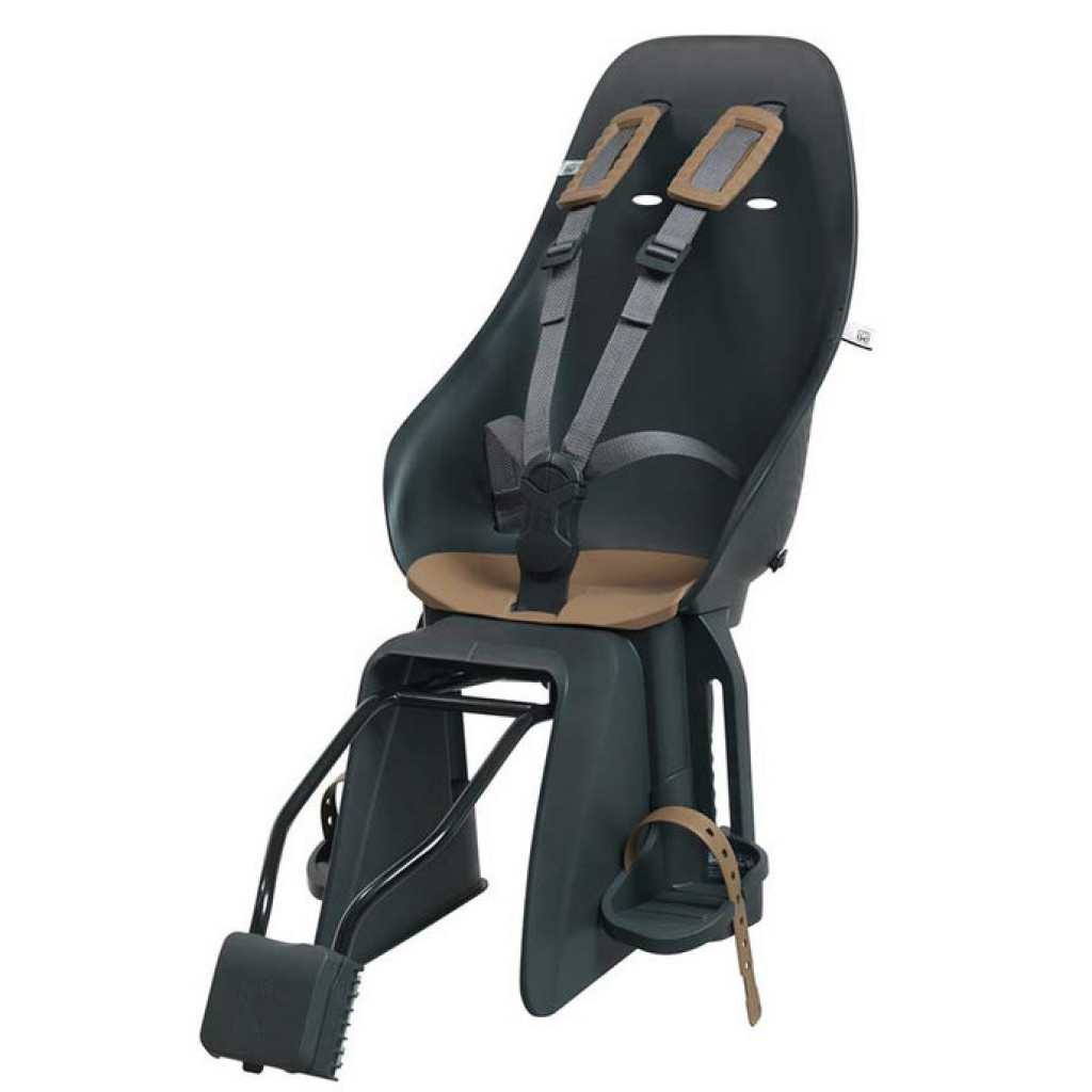 Urban Iki Zadná sedačka na bicykel Ta-ke s adaptérom a nosičom na rám SET Bincho Čierna/Kurumi Hnedá Bincho Čierna/Kurumi Hnedá