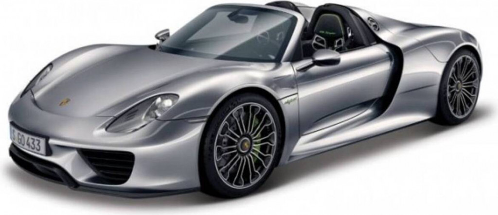 Bburago Bburago 1:24 Plus Porsche 918 Spyder Metallic Grey