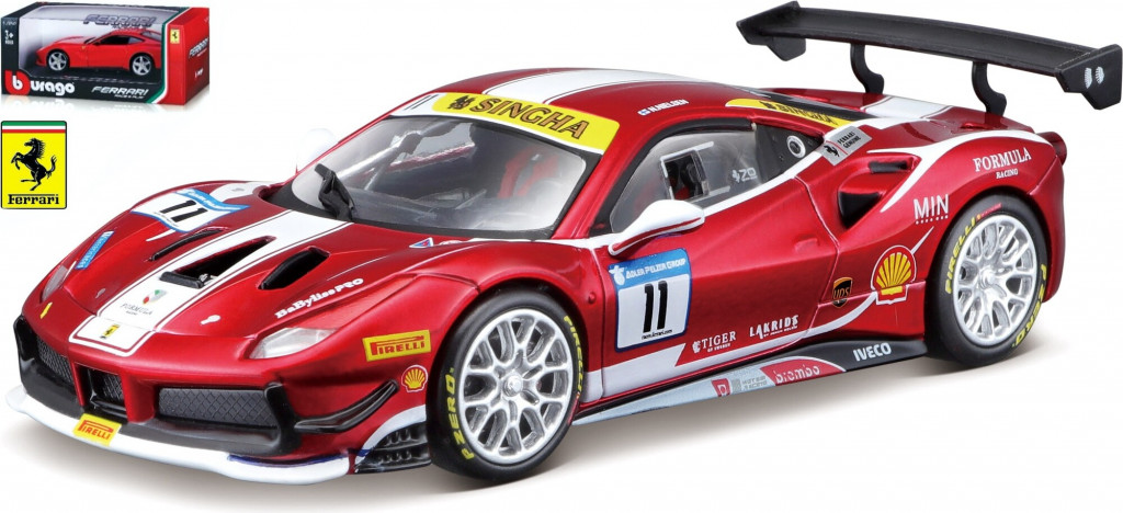 Bburago Bburago 1:24 Ferrari Racing 488 Challenge 2017