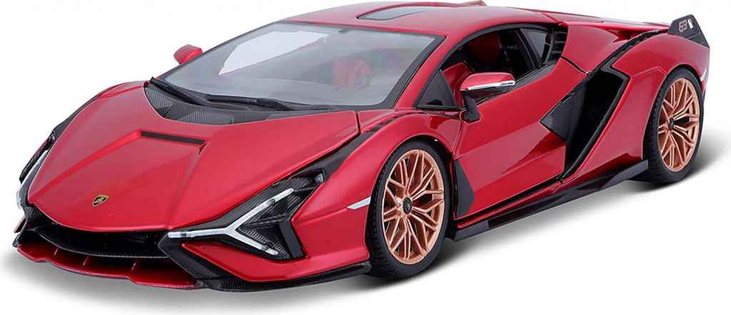 Bburago Bburago 1:18 TOP Lamborghini Sián FKP 37 Red