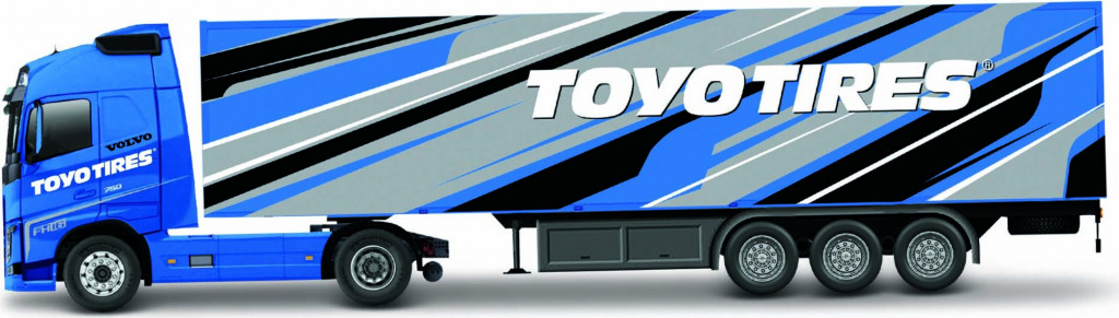 Bburago Bburago 1:43 Volvo FH16 Globetrotter 750 XXL / Trailer - Toyo Tires