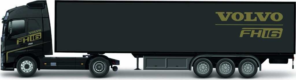 Bburago Bburago 1:43 Volvo FH16 Globetrotter 750 XXL / Trailer - Volvo FH16