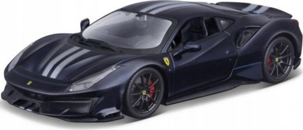 Bburago Bburago 1:24 Ferrari  TOP 488 Pista Blue/silver stripe
