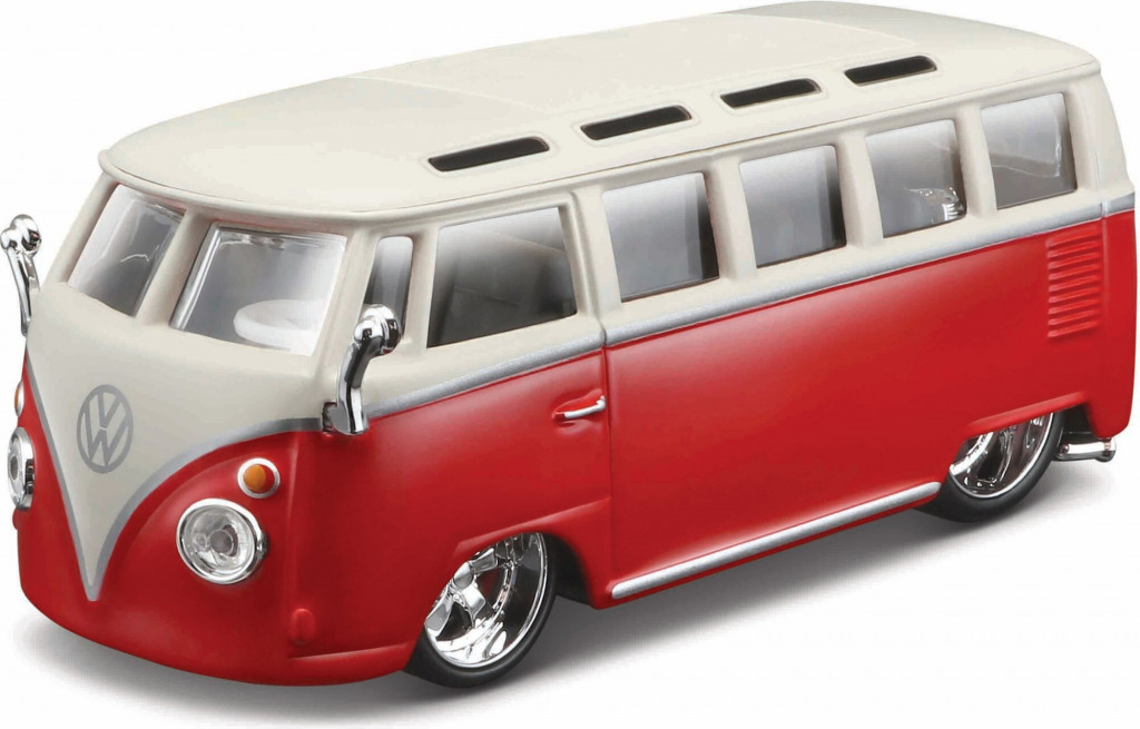 Bburago Bburago 1:32 Volkswagen Van Samba Red-White