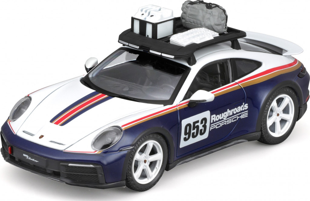 Bburago Bburago 1:24 Racing - Porsche 911 Dakar - Blue 953 Roughroads