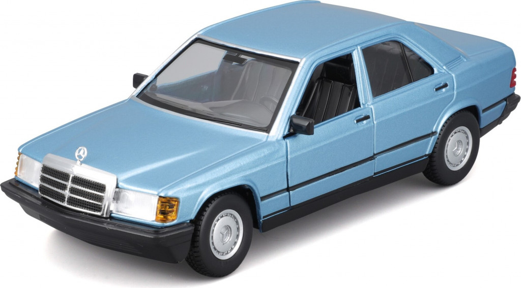 Bburago Bburago 1:24 Plus - 1987 Mercedes-Benz 190E - Diamond Blue