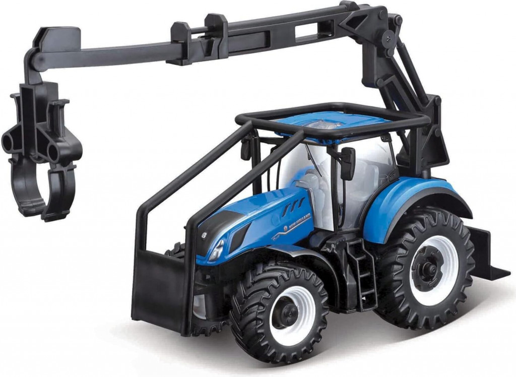 Bburago Bburago  Farm Traktor 10cm New Holland T7.315 HD - lesný traktor