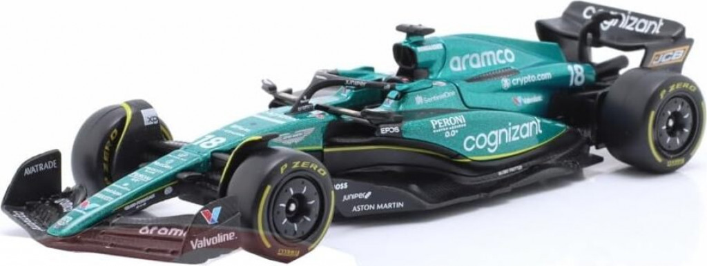 Bburago Bburago 1:43 RACE Formula F1 - Aston Martin  AMR23 (2023) #18 Lance Stroll