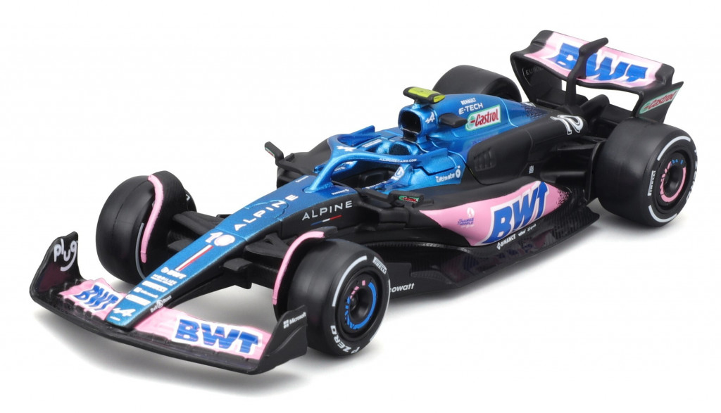 Bburago Bburago 1:43 RACE Formula F1 - BWT Alpine F1 Team A524 (2024) #10 (Pierre Gasly)
