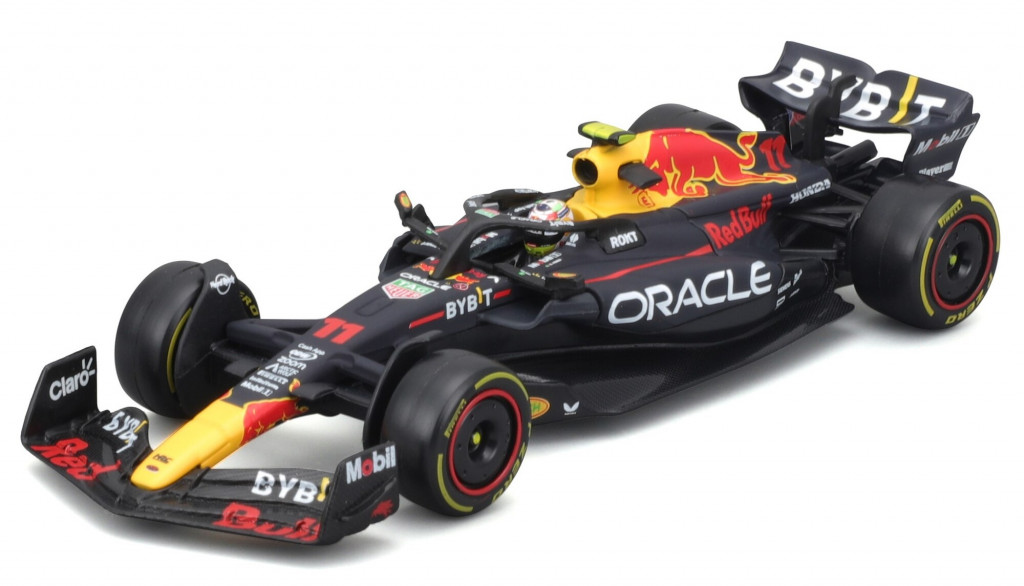 Bburago Bburago 1:43 RACE Formula F1 - Red Bull Racing RB20 (2024) #11 (Sergio Pérez) - with drive