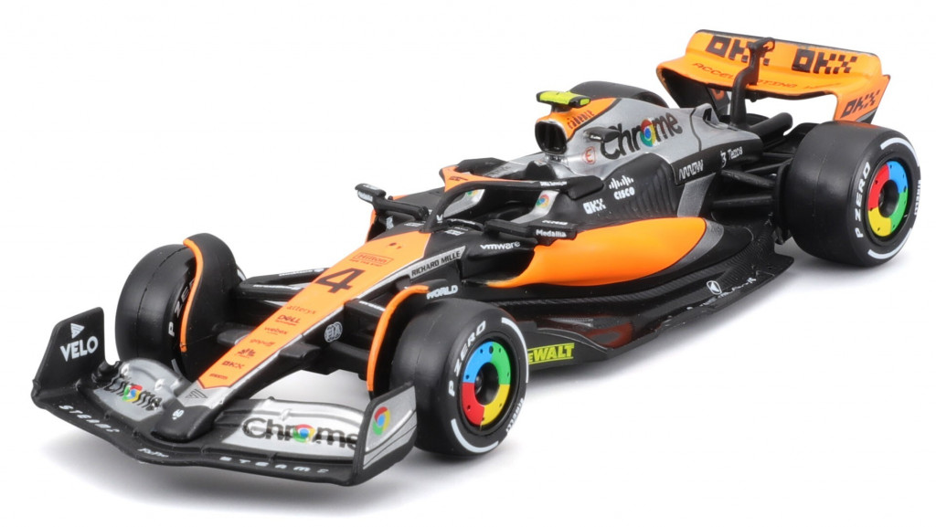 Bburago Bburago 1:43 RACE Formula F1 - McLaren F1 Team MCL38 (2024) #4 (Lando Norris)