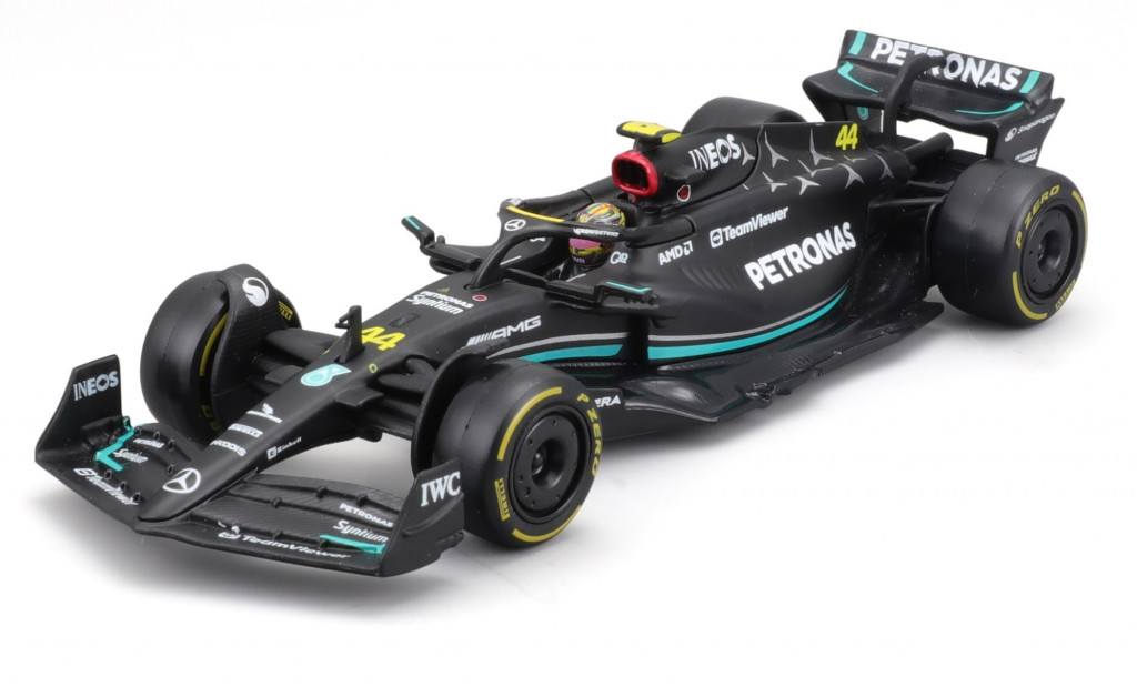 Bburago Bburago 1:43 RACE Formula F1 - Mercedes-AMG F1 W15 Performance (2024) #44 Lewis Hamilton w