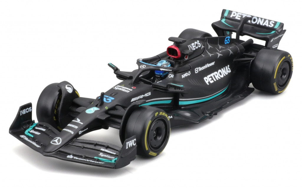 Bburago Bburago 1:43 RACE Formula F1 - Mercedes-AMG F1 W15 Performance (2024) #63 (George Russel)