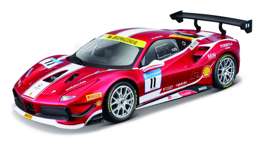 Bburago Bburago 1:24 Ferrari  Racing MODEL KIT - 488 Challenge (Formula racing 2017)