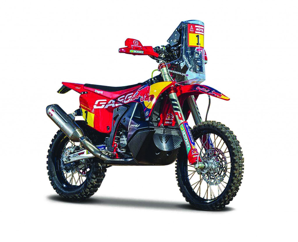 Bburago Bburago 1:18 Cycle Red Bull KTM Rally GasGas RX450F - Dakar 2023