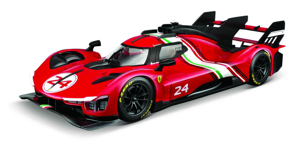 Bburago Bburago 1:18 Ferrari Racing 499P Modificata Red nr.24