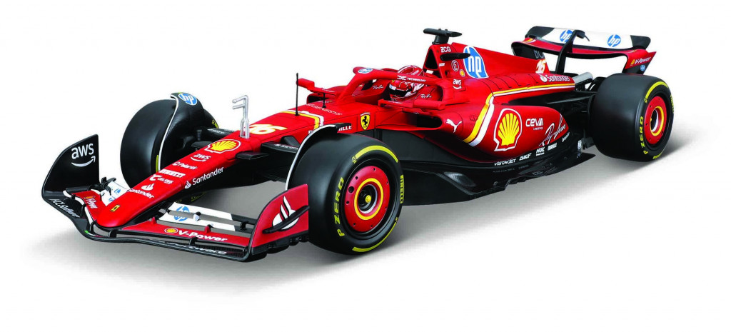 Bburago Bburago 1:18 Ferrari Racing Formula F1 - SF-24 (2024) HARD CASE