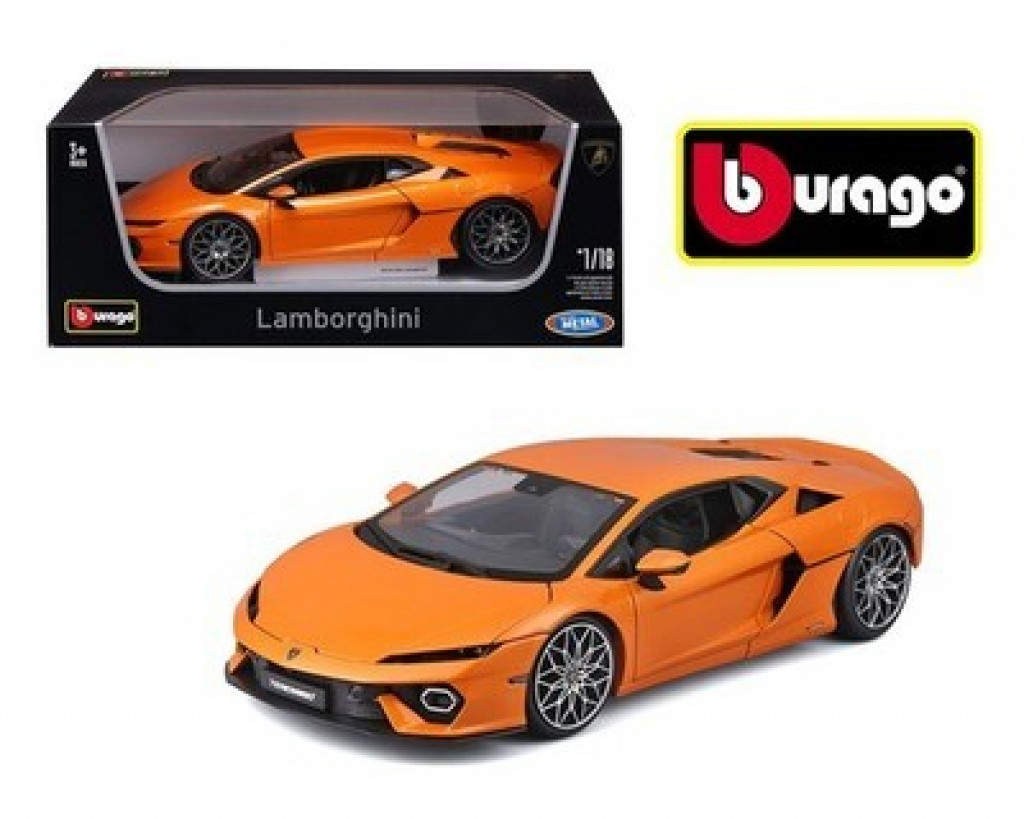 Bburago Bburago 1:18 TOP - Lamborghini Temerario - Orange