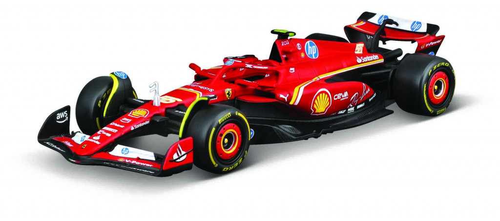 Bburago Bburago 1:43 Formula F1 Ferrari Scuderia SF-24 (2024) nr.55 Carlos Sainz