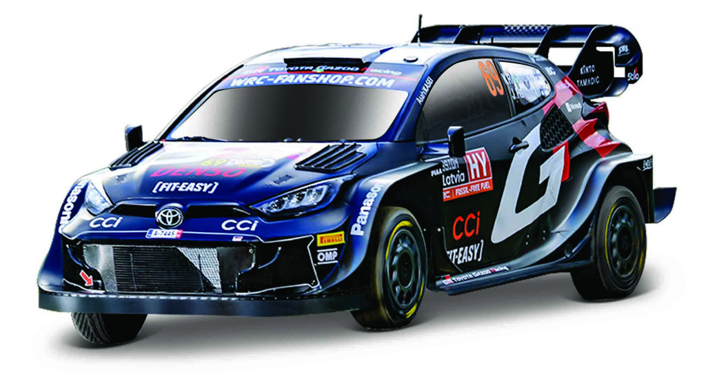 Bburago Bburago 1:43 Race Toyota GR Yaris Rally1 Hybrid Nr.69 (Rovanpera) - in decorative box