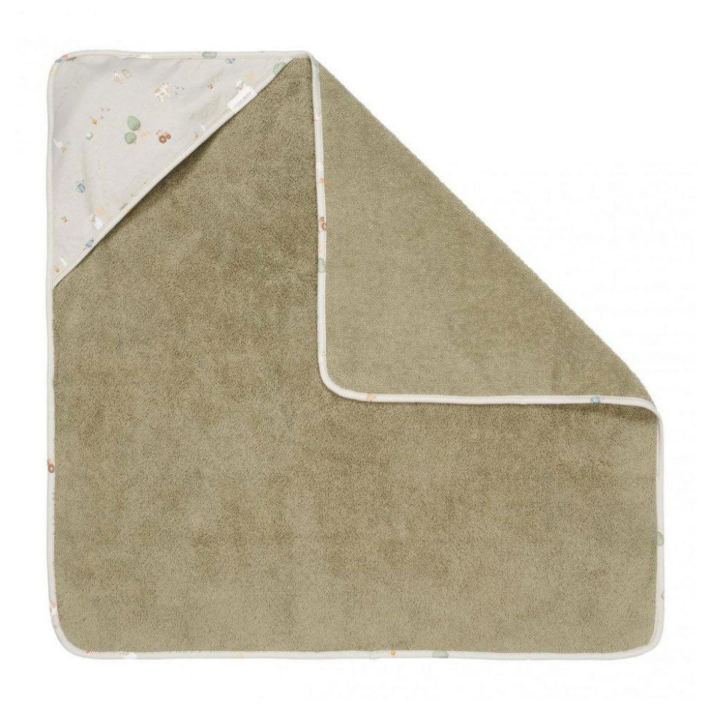 Little Dutch Osuška s kapucí 100x100 cm Farma