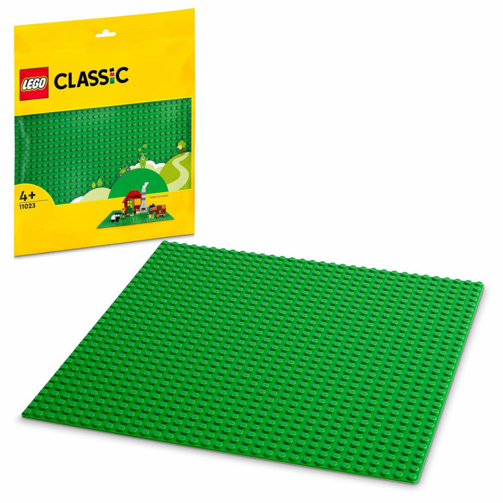 Lego® Zelená podložka na stavanie