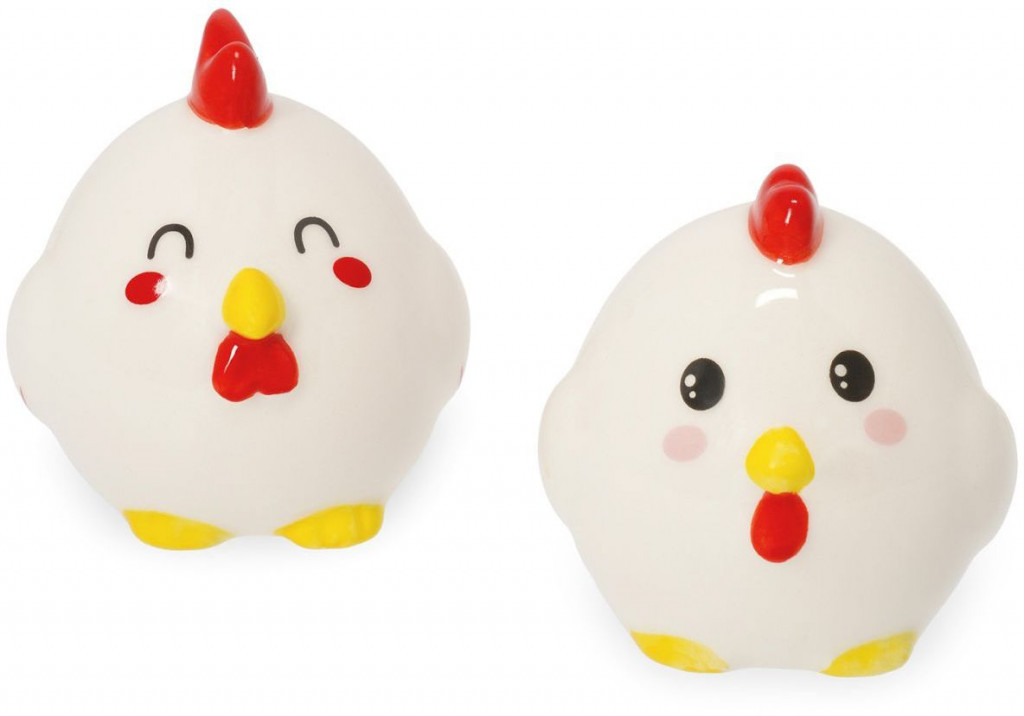 Legami Keramická súprava na soľ a korenie Legami Salt & Pepper - Hen