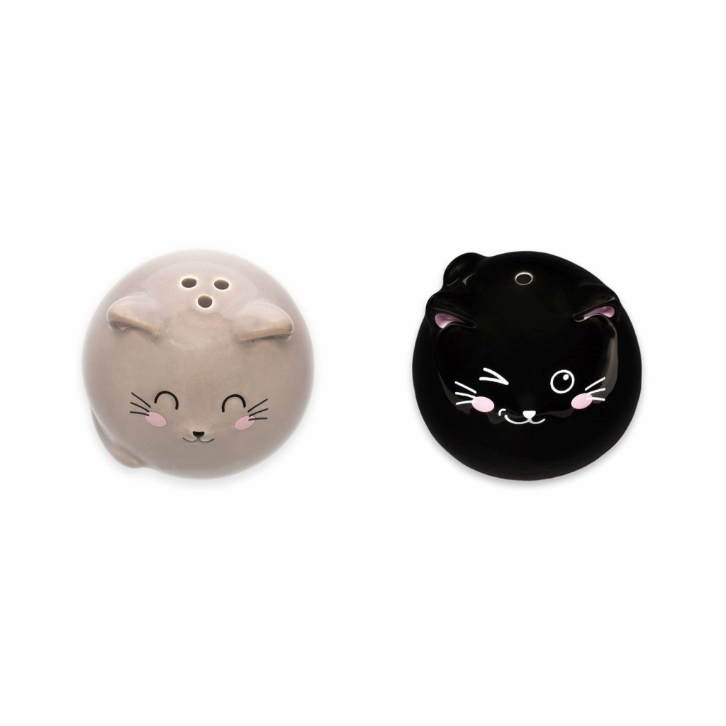Legami Keramická súprava na soľ a korenie Legami Salt & Pepper - Kitty