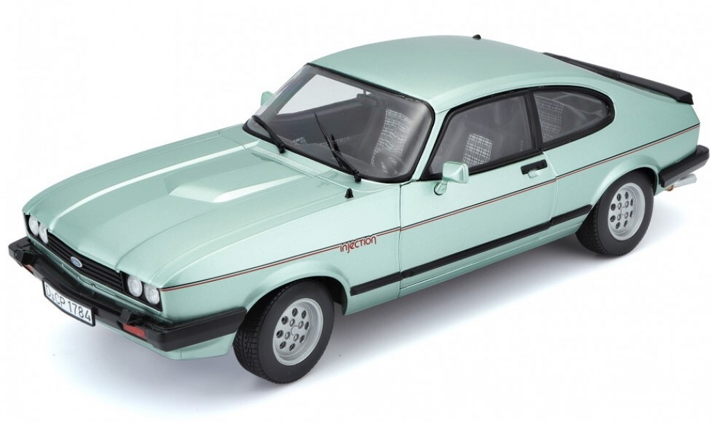 Bburago Bburago 1:24 Plus Ford Capri 1982 light green