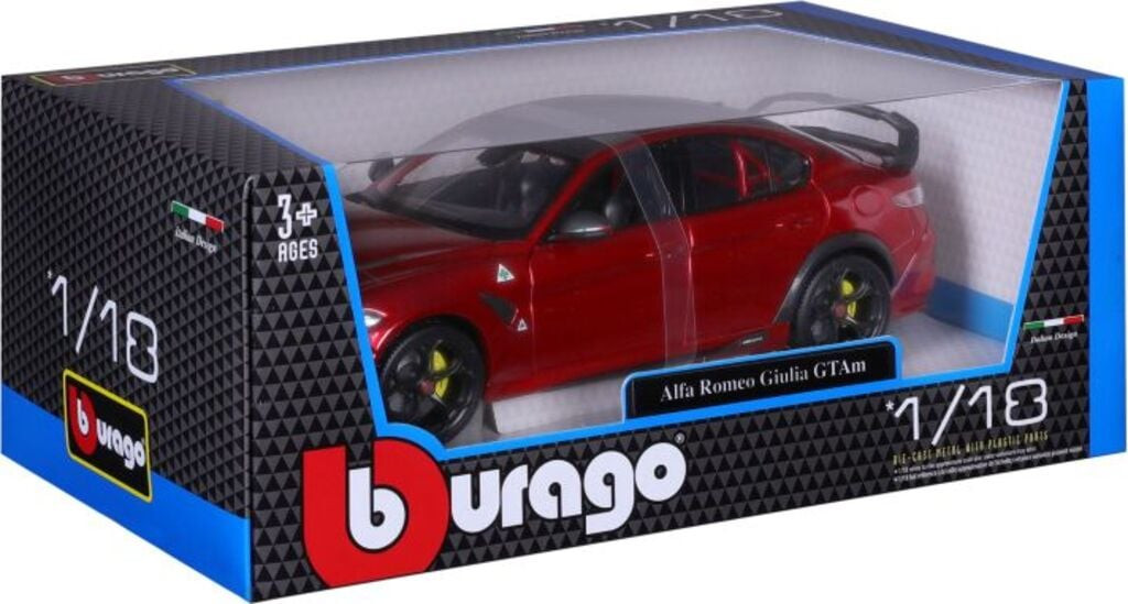 Bburago Bburago 1:18 Plus - Alfa Romeo Giulia GTAm - Met Red