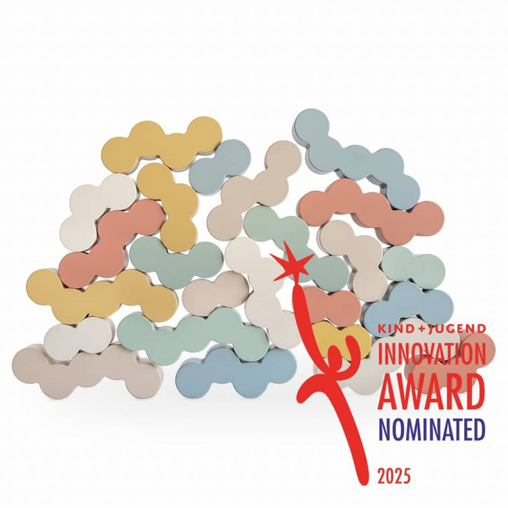 Mushie Drevené balančné bloky mushie