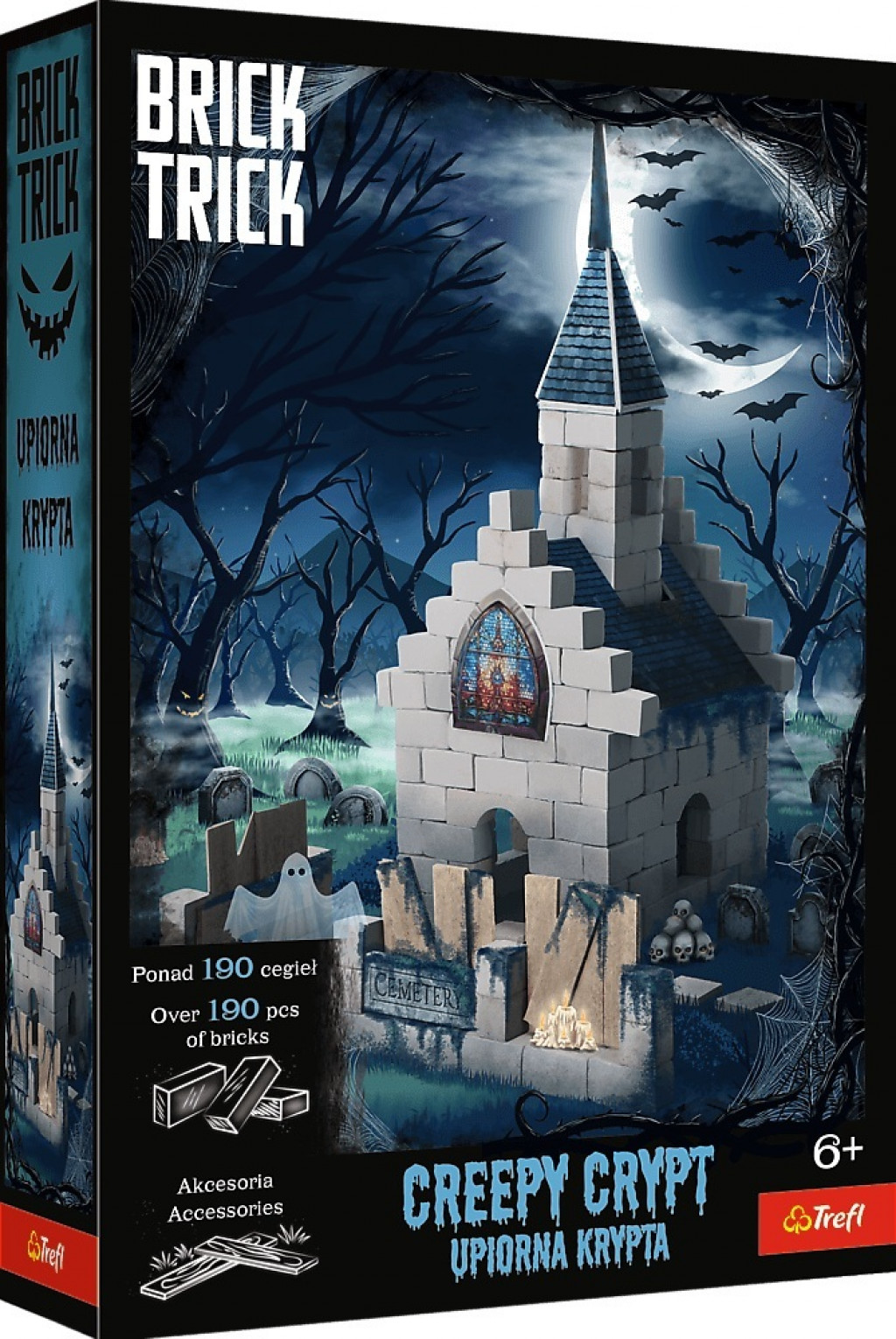 Trefl Trefl Brick Trick Strašidelná krypta M 190 dielov