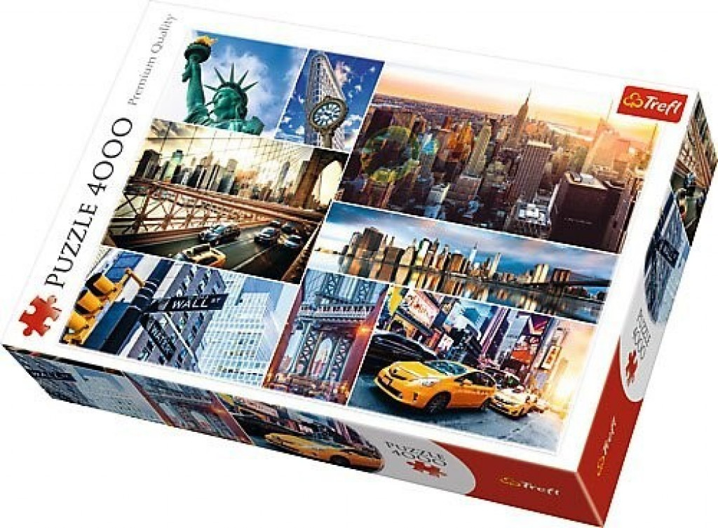 Trefl Trefl Puzzle 4000 dielikov New York koláž