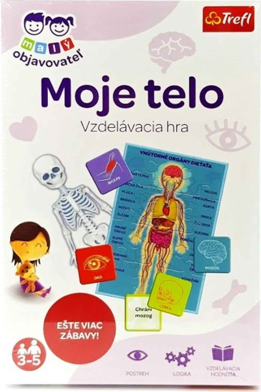 Trefl Trefl vzdelávacia hra Moje telo
