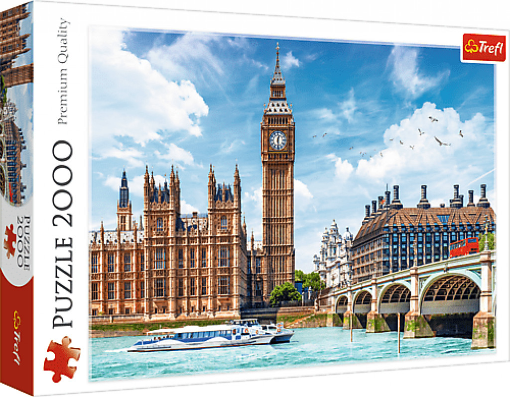 Trefl Trefl Puzzle 2000 - Big Ben, Londýn, Anglicko