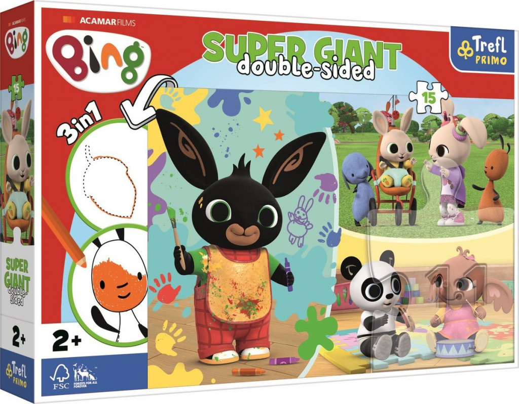 Trefl Trefl Puzzle 15 GIANT - Bing