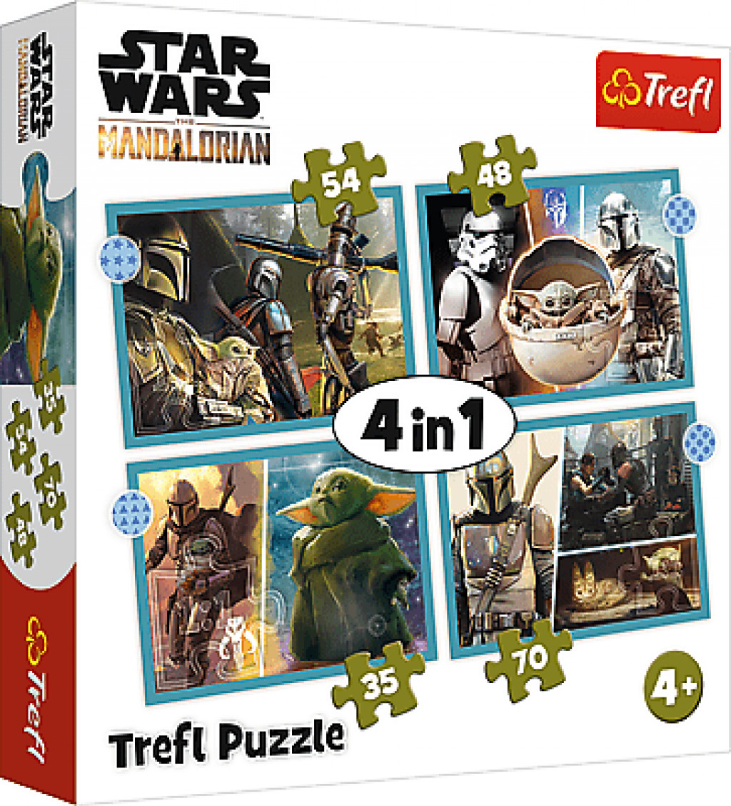 Trefl Trefl Puzzle 4v1 - Mandalorian