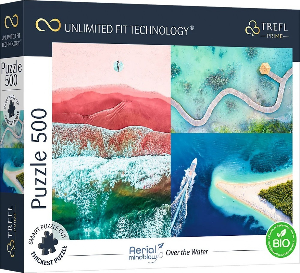 Trefl Trefl Prime puzzle 500 UFT - Letecký pohľad: Nad vodou