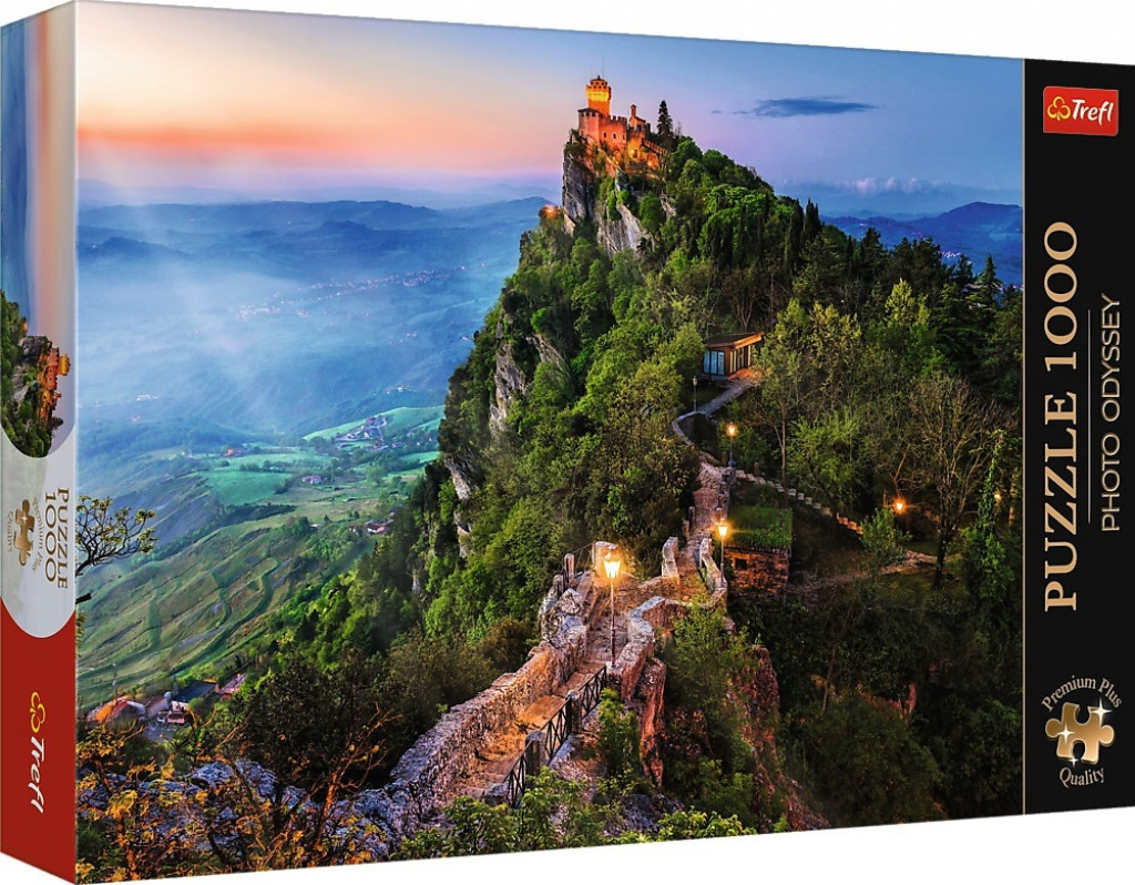 Trefl Trefl Puzzle 1000 Premium Plus - Foto Odysea: Cesta Tower, San Marino
