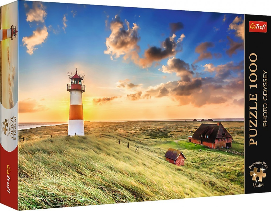 Trefl Trefl Puzzle 1000 Premium Plus - Foto Odysea: Maják List-Ost, Nemecko