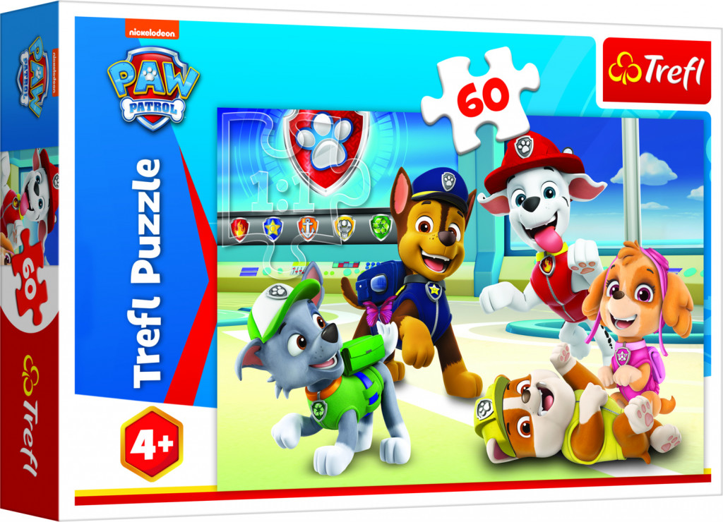 Trefl Trefl Puzzle 60 - Vo svete šteniat / Viacom PAW Patrol
