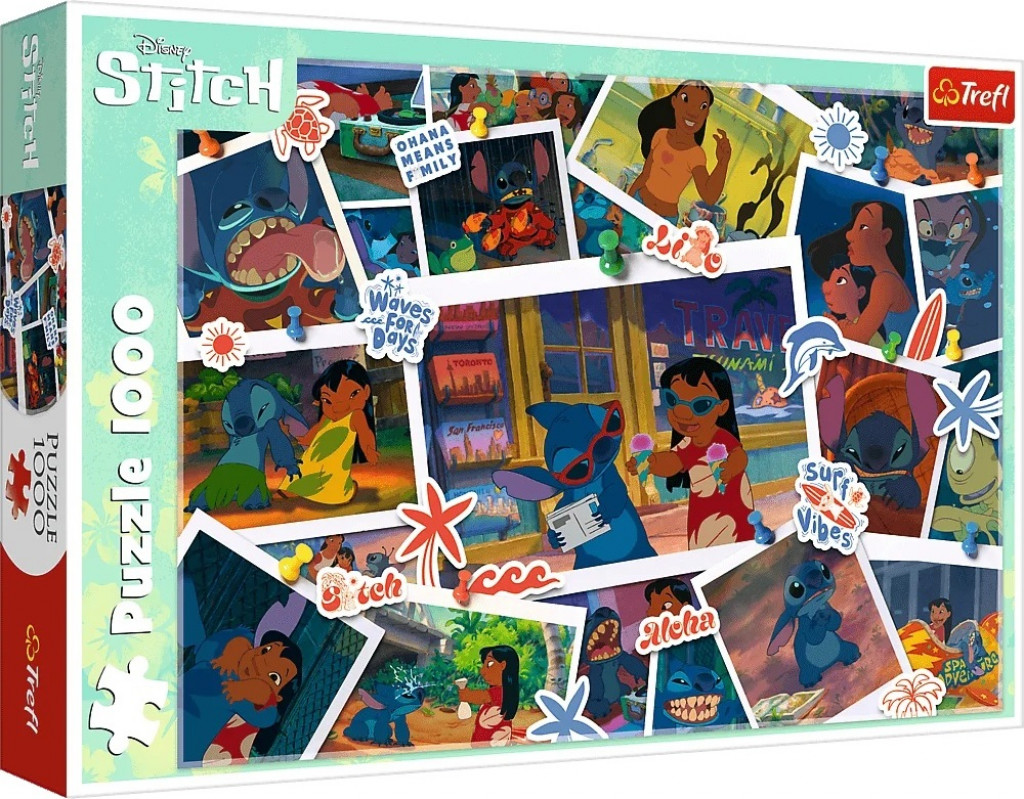 Trefl Trefl Puzzle 1000 Lilo a Stitch na dovolenke