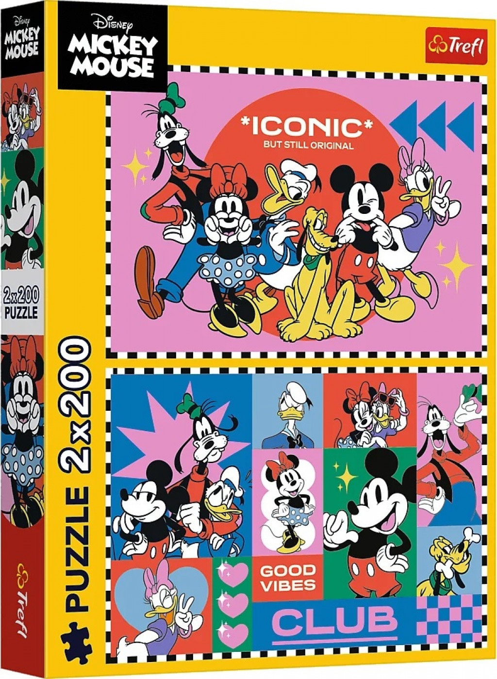 Trefl Trefl Disney puzzle 2 x 200 dielikov Čas s priateľmi